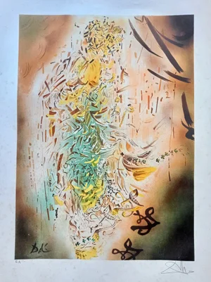 Salvador Dali, Cosmic Madonna, Original Lithograph, 1970s