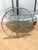 Mid Century Modern Bar Tea Cart Glass Shelves For Sale In Sacramento - Image 6 of 9