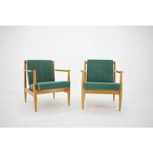 Armchairs from TON, Czechoslovakia, 1960s, Set of 2, in None conditions. Designed 1960 to 1969