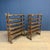 Wooden Workshop Rack with Cast Iron Wheels For Sale - Image 17 of 18