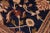 1990s Bohemien Ziegler Blue Rust Hand-Knotted Wool Rug - 12'10'' X 15'10'' For Sale - Image 5 of 8