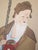 Wood Showa to Early Heisei Era Japanese Silk Scroll Paintings by Jin, Set of 3 in Original Case For Sale - Image 7 of 18