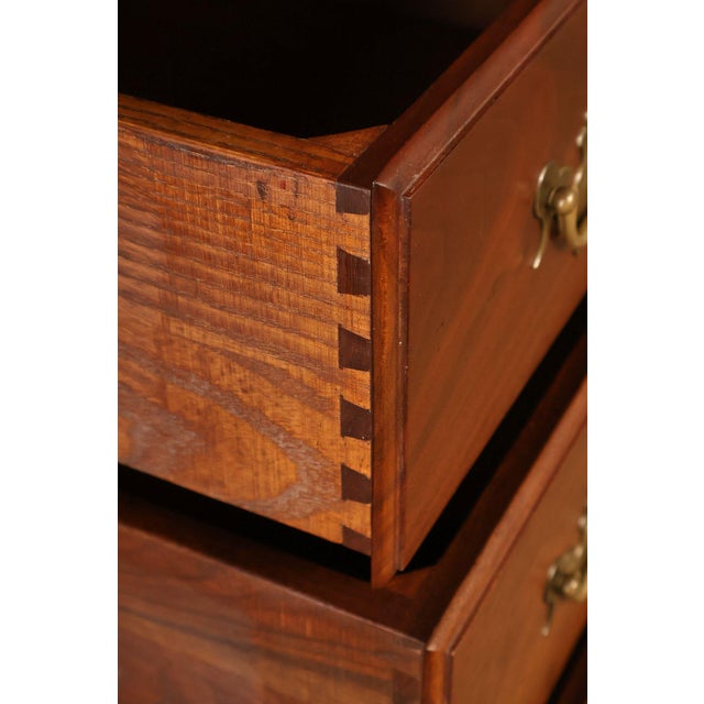Wood E.A. Clore Custom Walnut High Chest For Sale - Image 7 of 18