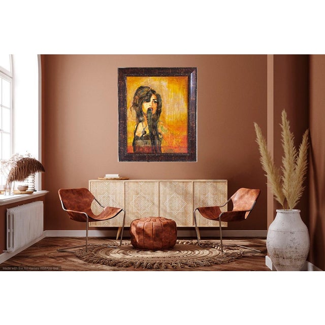 Contemporary Sonia Gold Portrait of Amy Winehouse "I Know I'm No Good" For Sale - Image 3 of 12