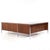 Leopold Mid Century Walnut and Chrome Corner Executive Desk For Sale - Image 9 of 10