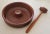 Brown Vintage Mahogany Wooden Nut Serving Bowl W Hammer - 2 Piece Set For Sale - Image 8 of 8