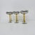 Mid-Century Italian Stainless Steel and Brass Champagne Coupes, 1970s, Set of 6 For Sale - Image 9 of 14
