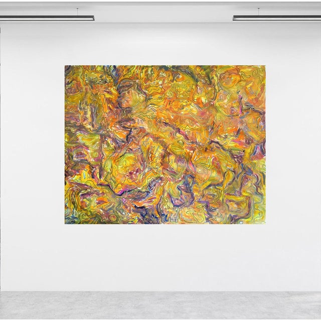 2020s Amber — 60 X 48 For Sale - Image 5 of 5