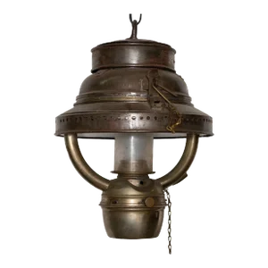Vintage Retrofitted Kerosene Lantern