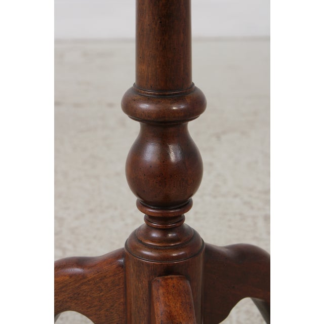 Mahogany Colonial Williamsburg Style Kettle Stand For Sale - Image 11 of 12