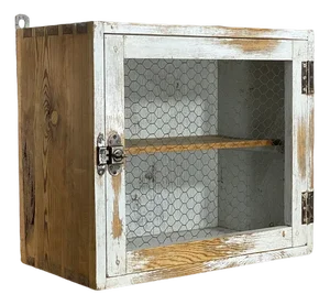 Former Pine Rustic Cupboard, 1900s