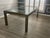 Mid-Century Modern Bernhard Rohne for Mastercraft Acid Etched Brass Dining Table For Sale - Image 3 of 5