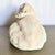 Ceramic Vintage Pink White and Green Ceramic Cat Sculpture For Sale - Image 7 of 8