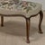Antique Louis XV Walnut Footstool With Floral Needlepoint Upholstery For Sale - Image 9 of 9