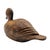 Figurative Minimalist Hand-Carved Solid Wood Duck Sculpture, Decoy Form, 14.25" For Sale - Image 3 of 14