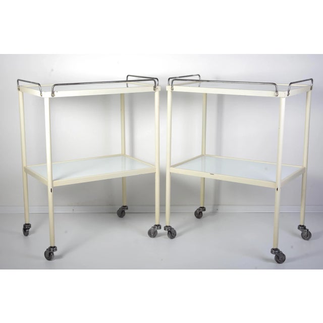 Lovely original condition. Wheels polished and fully functional. Firm and stable. White original opaxit glass in excellent...