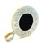 A large reversible Bulgari Bulgari pendant in 18K yellow gold and stainless steel. One side features luminous mother-of-...
