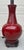 Pair of Vintage Chinese Oxblood Red Glazed Ceramic Table Lamps – 33.5" For Sale In San Diego - Image 6 of 18