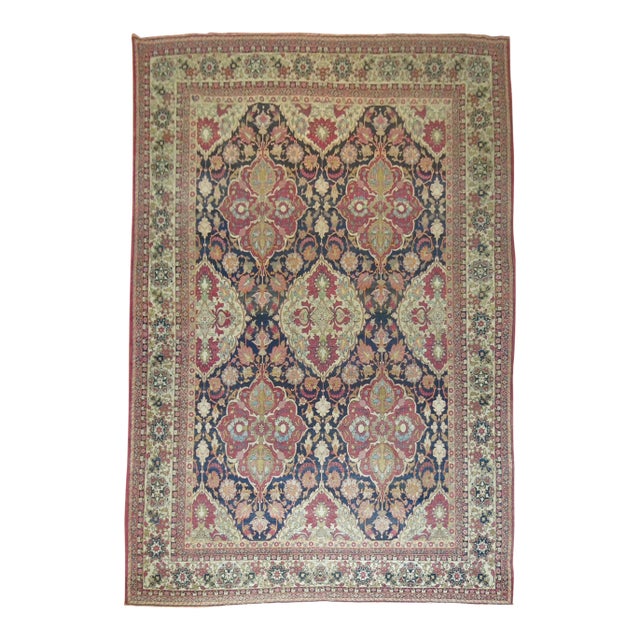 Early 20th Century Spectacular Large Scale Traditional Kerman Rug - 9'1" x 14' For Sale