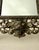 Antique Gilded Cast Iron Cherub and Lion Heads, Victorian French Style Ornate Vanity Table Mirror From Late 19th Century For Sale - Image 4 of 12