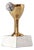 Brass & Aluminum Golf Trophy Sculpture by Marshall For Sale
