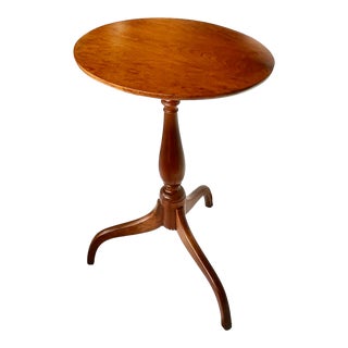 Late 18th Century Cherry American Hepplewhite Side Table For Sale