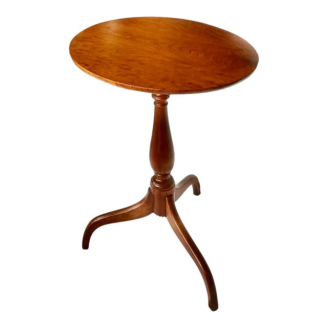 Late 18th Century Cherry American Hepplewhite Side Table For Sale