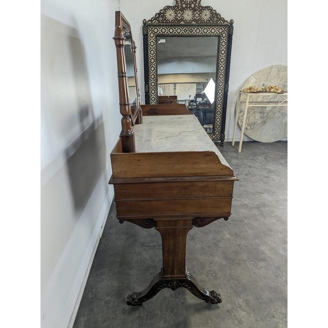 Louis Philippe Dressing Table in Mahogany For Sale - Image 3 of 12