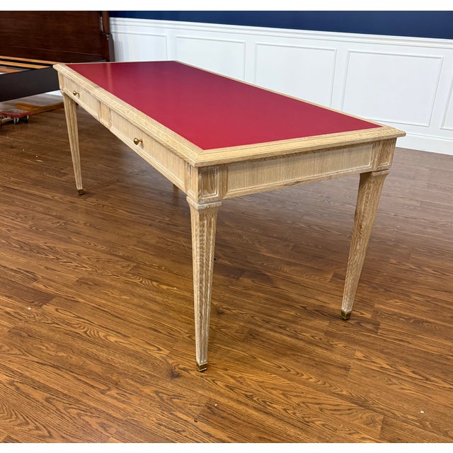 2020s Oak Writing Desk by Highland House For Sale - Image 5 of 16