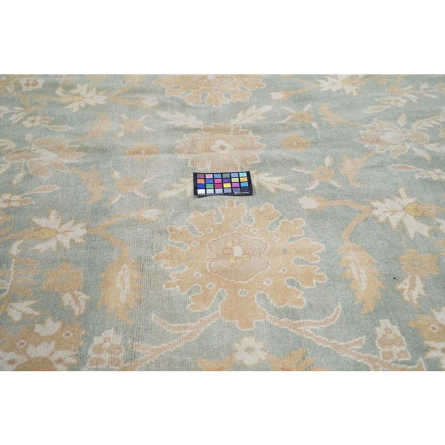 Oushak Rug 12'1'' X 15'2'' For Sale - Image 4 of 12