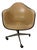 Eames for Herman Miller Mid-Century Mustard Padded Fiberglass Swivel Office Chair For Sale