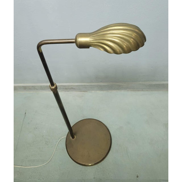 Brass Floor Lamp by Tommaso Barbi, 1970s For Sale - Image 10 of 11