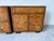 Mid-Century Modern Pair of Vintage John Widdicomb Burl Wood Veneer & Brass Nightstands/ Sold For Sale - Image 3 of 12