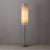 Not Yet Made - Made To Order Lollipop Floor Lamp - Black Nickel, Cashmere Gray Linen Double Shade, on/Off Pull Chain For Sale - Image 5 of 15