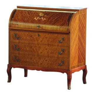 Danish Secretaire in Cherry by Edmund Jørgensen, 1950s For Sale