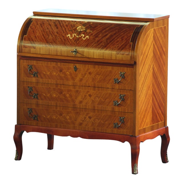 Danish Secretaire in Cherry by Edmund Jørgensen, 1950s For Sale