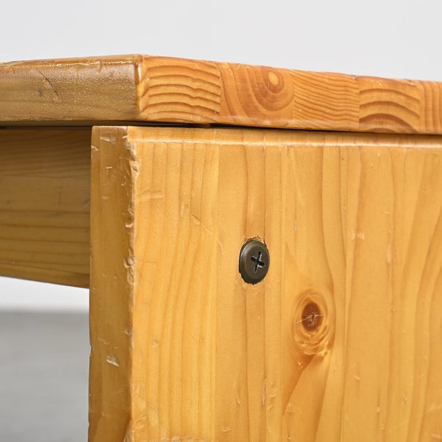 Pine Bench from Les Arcs, France, 1970s For Sale - Image 6 of 12