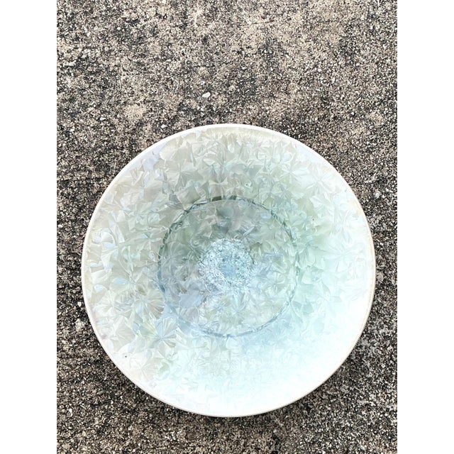 Celadon Vintage Original Studio Pottery Bowl For Sale - Image 8 of 12