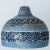 Bowl Blue Ceramic Pendant Light, Denmark, 1970 For Sale - Image 3 of 12