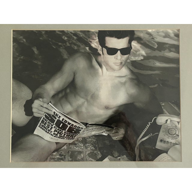 Maxwell Caulfield, 1982, Gelatin Silver Photograph by Greg Gorman An arresting rarely encountered black-and-white portrait...