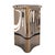"Lacrima" Bar Stool With Bronze and Stainless Steel Details For Sale In Los Angeles - Image 6 of 7