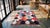 Colorful Tribal Vintage Mid Century Modern Moroccan Berber Boucherouitte Rug For Sale - Image 9 of 9