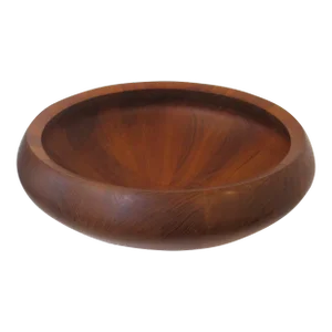Dansk Large Staved Teak Bowl by Jens Quistgaard Denmark