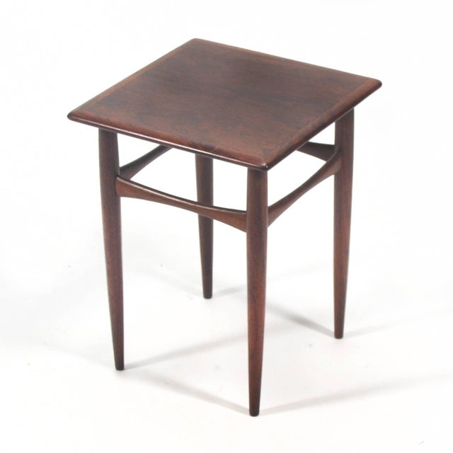 1950s Arne Hovmand-Olsen Rosewood Side Table For Sale - Image 5 of 11