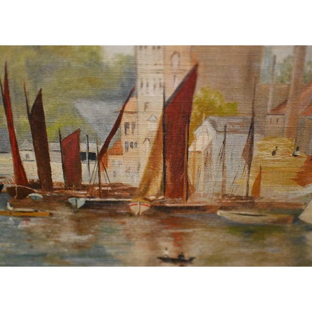Harold Gregson, Henley on Thames Riverscape, 1870, Oil Painting, Framed For Sale - Image 7 of 16