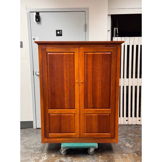 Design Plus Gallery presents a TV Armoire by Impressions for Thomasville Bridges Collection. Built with paneled double...