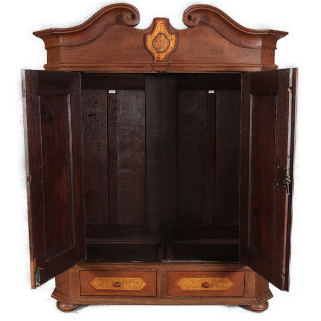 Baroque Intarsia Cabinet, 1791 For Sale - Image 4 of 18