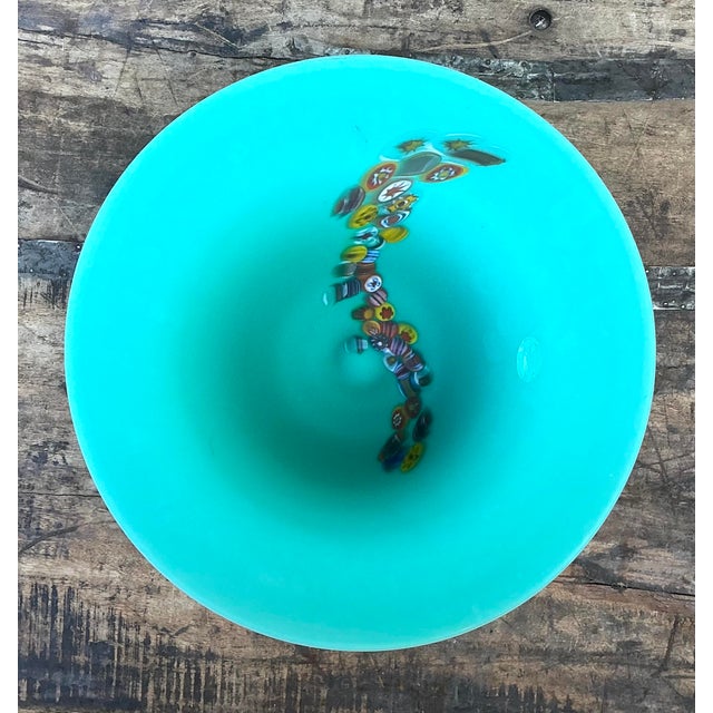 Vintage Italian Murano Glass Bowl For Sale In West Palm - Image 6 of 12