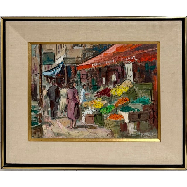 Hand signed lower left corner Oil on masonite Dimensions: Frame H 18.25" x W 22.25". Sight H 11.25" x W 15.25 This is a...