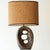 Ceramic Bronze Abstract Table Lamp by R. Houben, 1960 For Sale - Image 7 of 8